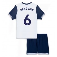 Echipament fotbal Tottenham Hotspur Radu Dragusin #6 Tricou Acasa 2024-25 pentru copii maneca scurta (+ Pantaloni scurti)